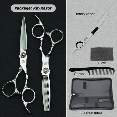 Teflon shears Hair scissors