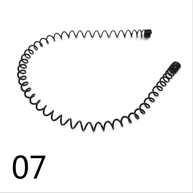 Wave Shape Black Hair Clips
