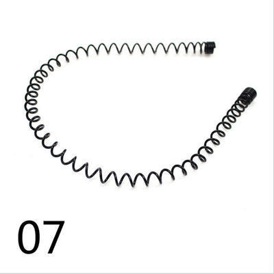 Wave Shape Black Hair Clips