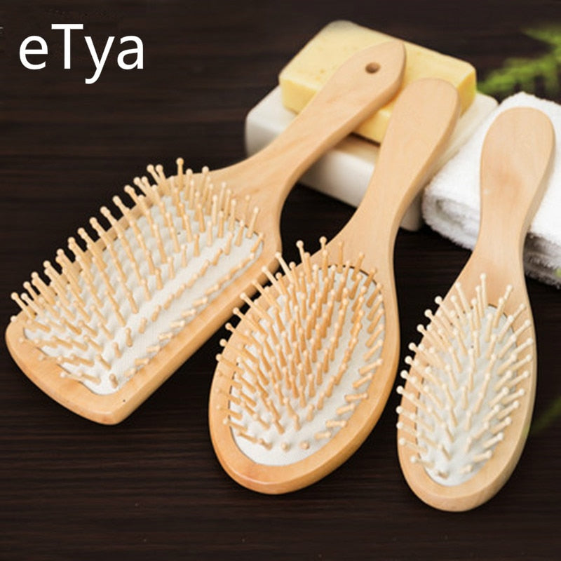 Wood Comb Hairbrush