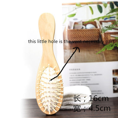 Wood Comb Hairbrush