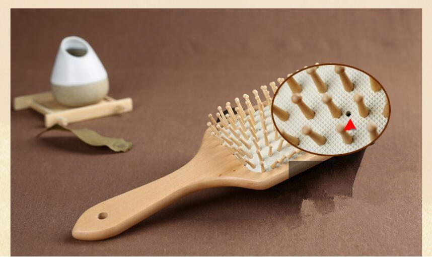 Wood Comb Hairbrush