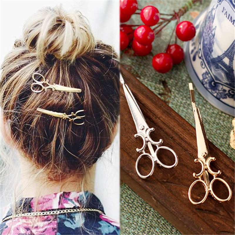 Scissors Shape Women Lady Girls Hair Clip