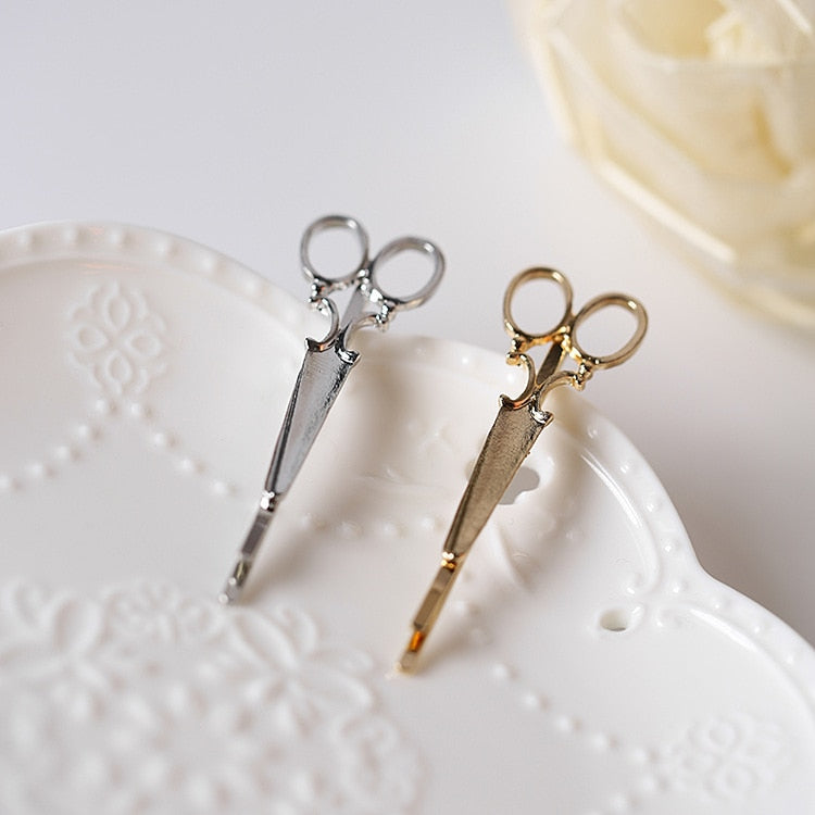 Scissors Shape Women Lady Girls Hair Clip