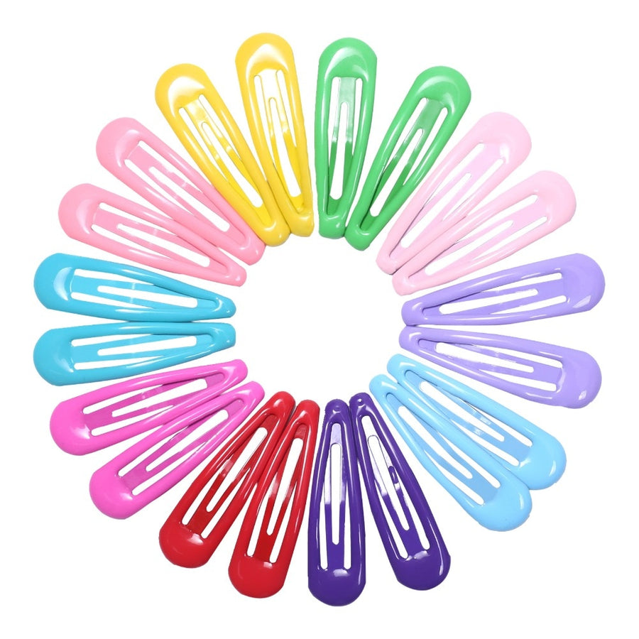Snap Metal Barrettes Hair Clips