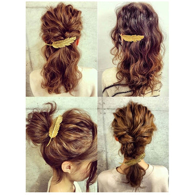 Metal Leaf Hair Clip