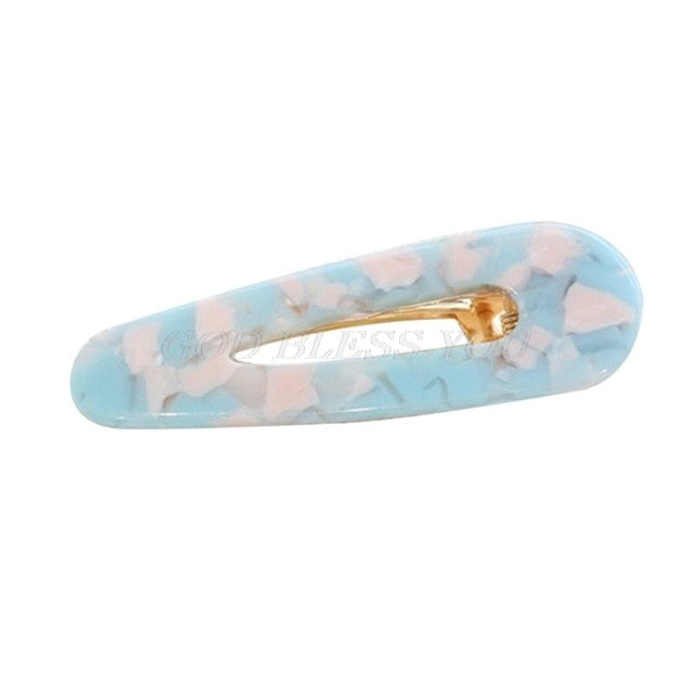 Side Hair Clip Hollow Geometric
