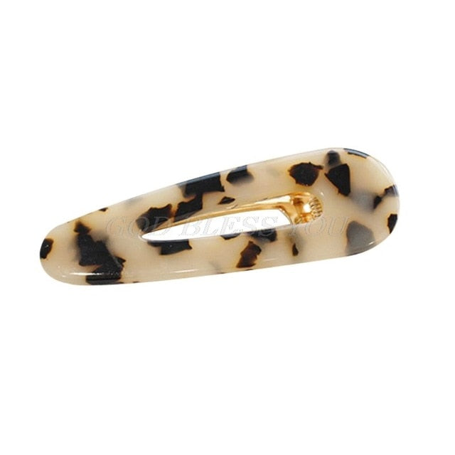 Side Hair Clip Hollow Geometric