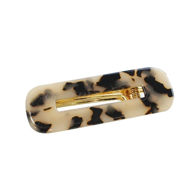 Side Hair Clip Hollow Geometric