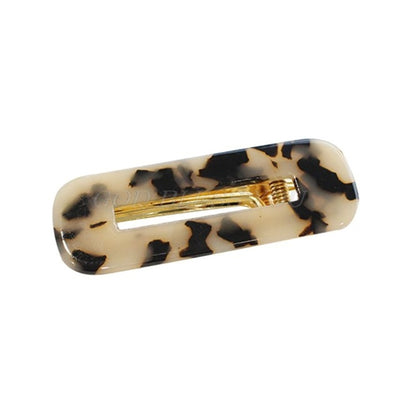 Side Hair Clip Hollow Geometric