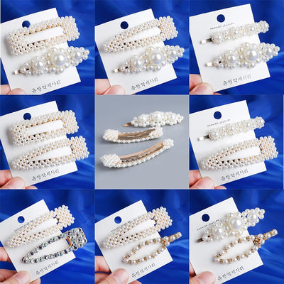 Pearl Imitation Beads Hair Clip