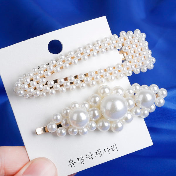 Pearl Imitation Beads Hair Clip