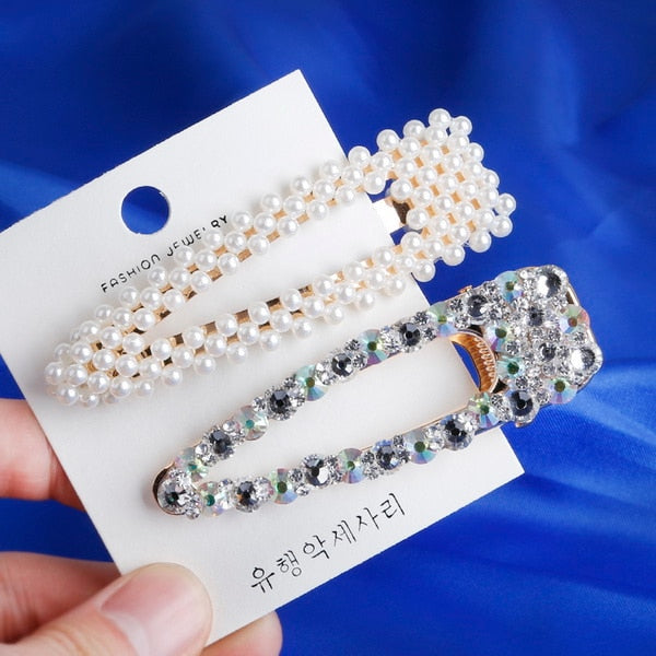 Pearl Imitation Beads Hair Clip