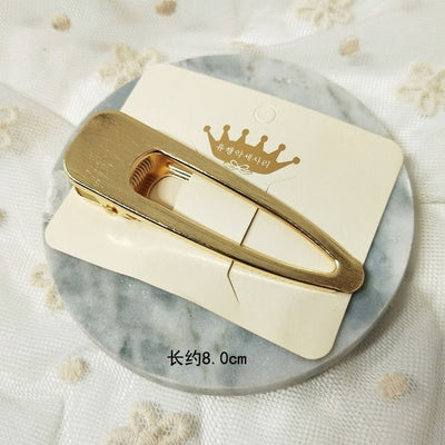 Pearl Metal Crystal  Hair Clip